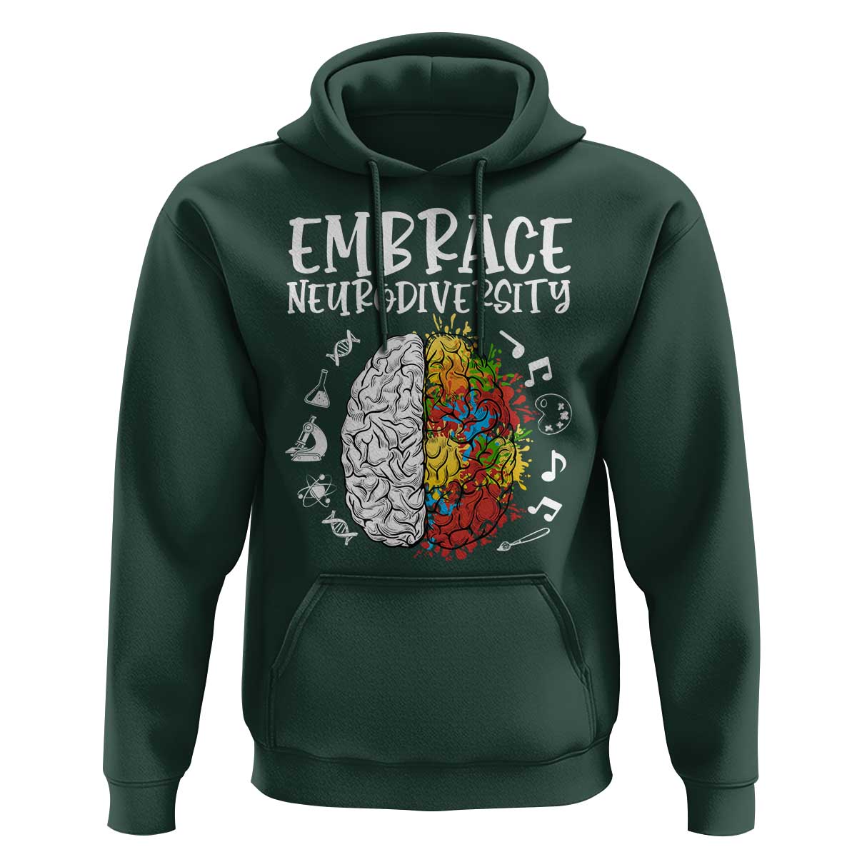 Embrace Neurodiversity Hoodie Autism Awareness ASD ADHD Acceptance