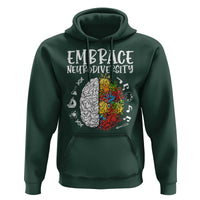 Embrace Neurodiversity Hoodie Autism Awareness ASD ADHD Acceptance