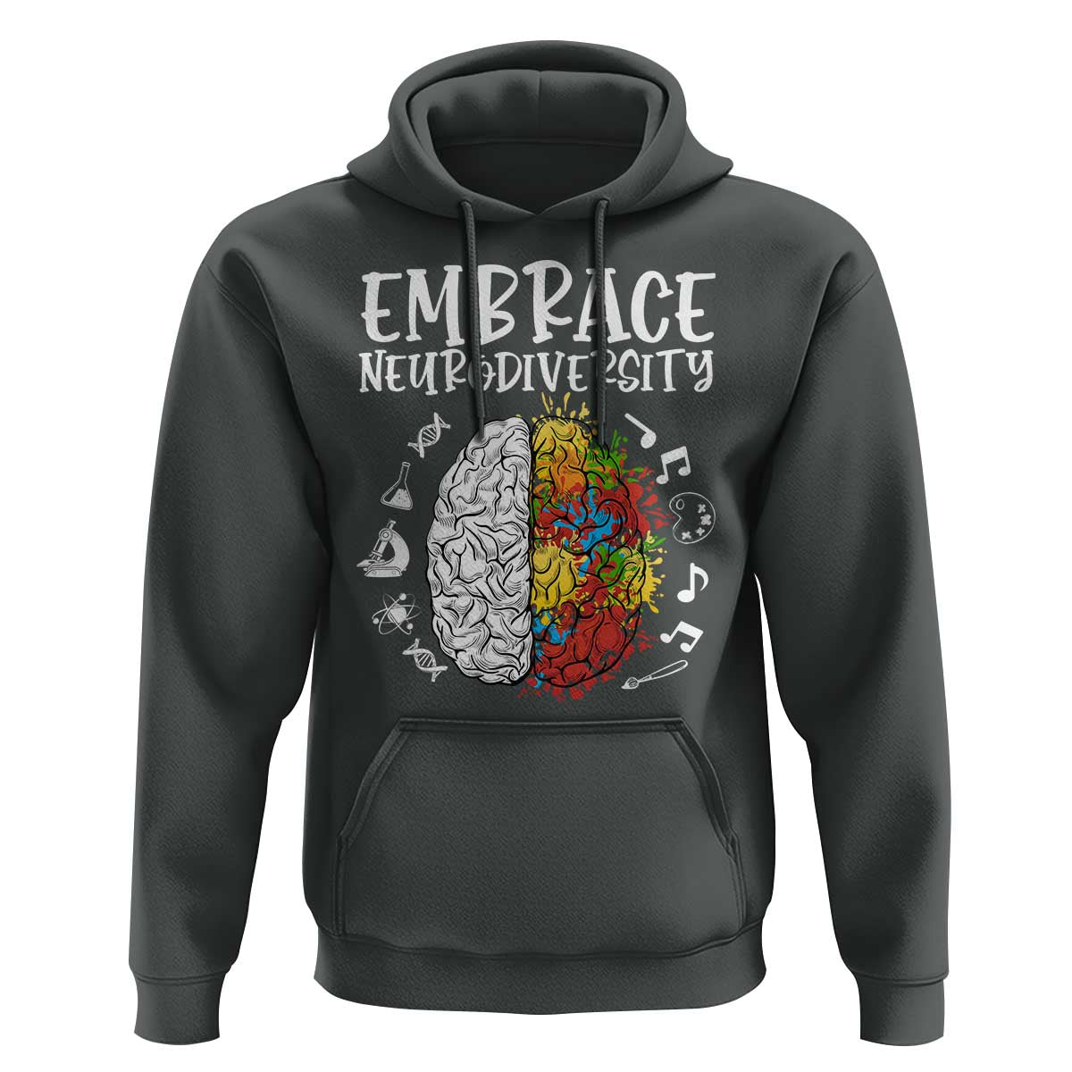 Embrace Neurodiversity Hoodie Autism Awareness ASD ADHD Acceptance