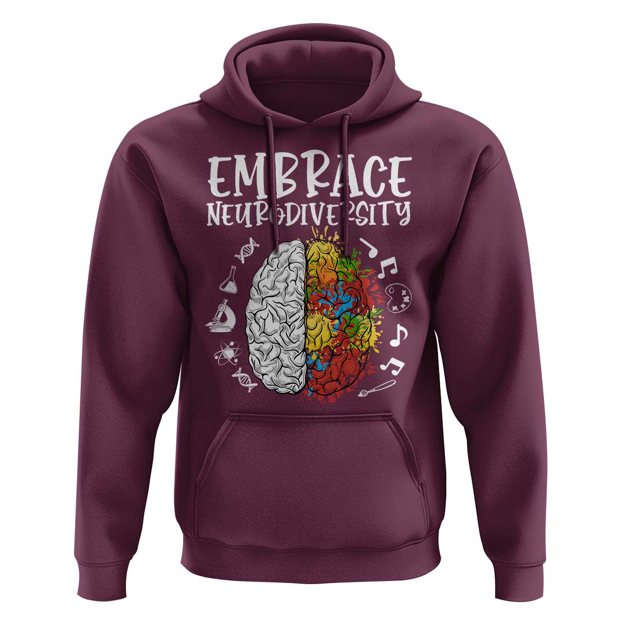 Embrace Neurodiversity Hoodie Autism Awareness ASD ADHD Acceptance