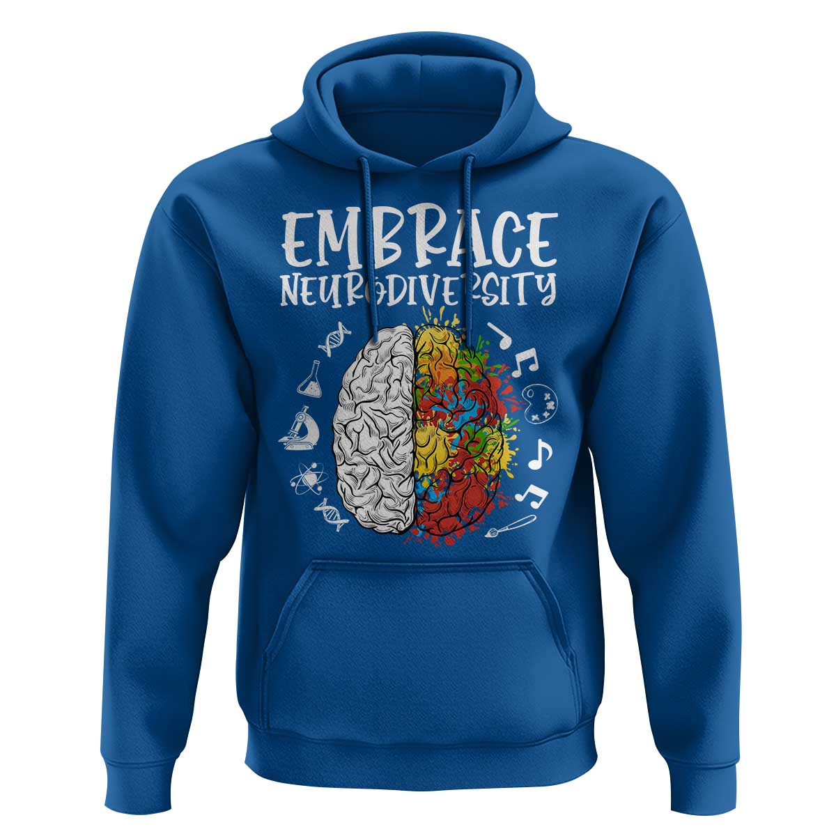 Embrace Neurodiversity Hoodie Autism Awareness ASD ADHD Acceptance