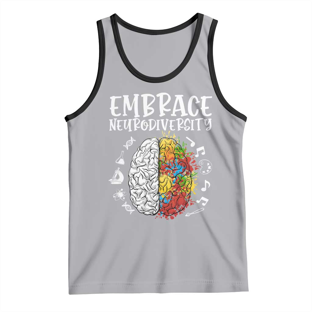 Embrace Neurodiversity Tank Top Autism Awareness ASD ADHD Acceptance
