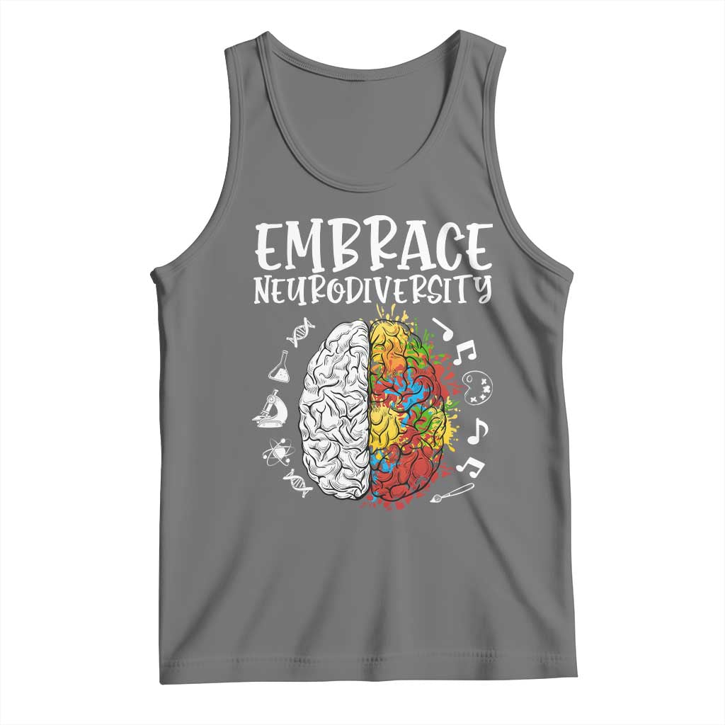 Embrace Neurodiversity Tank Top Autism Awareness ASD ADHD Acceptance