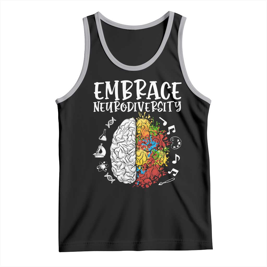 Embrace Neurodiversity Tank Top Autism Awareness ASD ADHD Acceptance