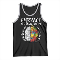 Embrace Neurodiversity Tank Top Autism Awareness ASD ADHD Acceptance