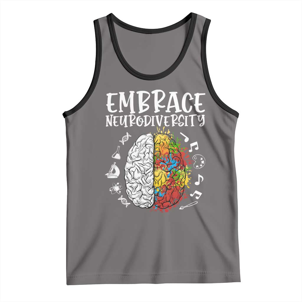 Embrace Neurodiversity Tank Top Autism Awareness ASD ADHD Acceptance