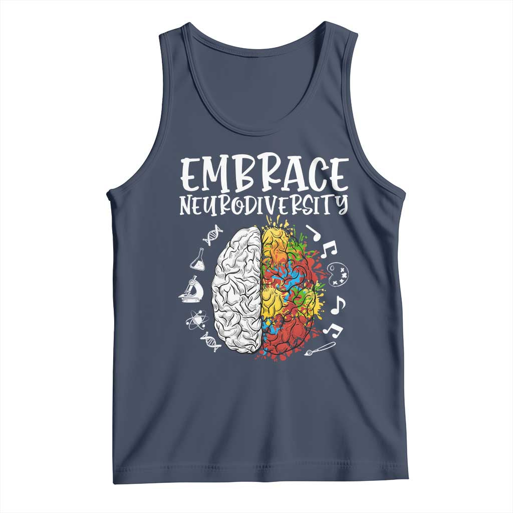 Embrace Neurodiversity Tank Top Autism Awareness ASD ADHD Acceptance