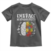 Embrace Neurodiversity Toddler T Shirt Autism Awareness ASD ADHD Acceptance