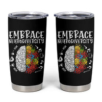 Embrace Neurodiversity Tumbler Cup Autism Awareness ASD ADHD Acceptance