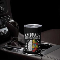 Embrace Neurodiversity Tumbler Cup Autism Awareness ASD ADHD Acceptance