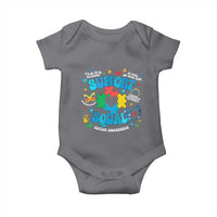 Autism Awareness Support Squad Baby Onesie In April We Wear Blue