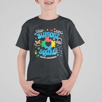 Autism Awareness Support Squad T Shirt For Kid In April We Wear Blue