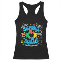 Autism Awareness Support Squad Racerback Tank Top In April We Wear Blue