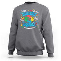 Autism Awareness Support Squad Sweatshirt In April We Wear Blue