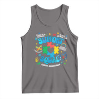 Autism Awareness Support Squad Tank Top In April We Wear Blue
