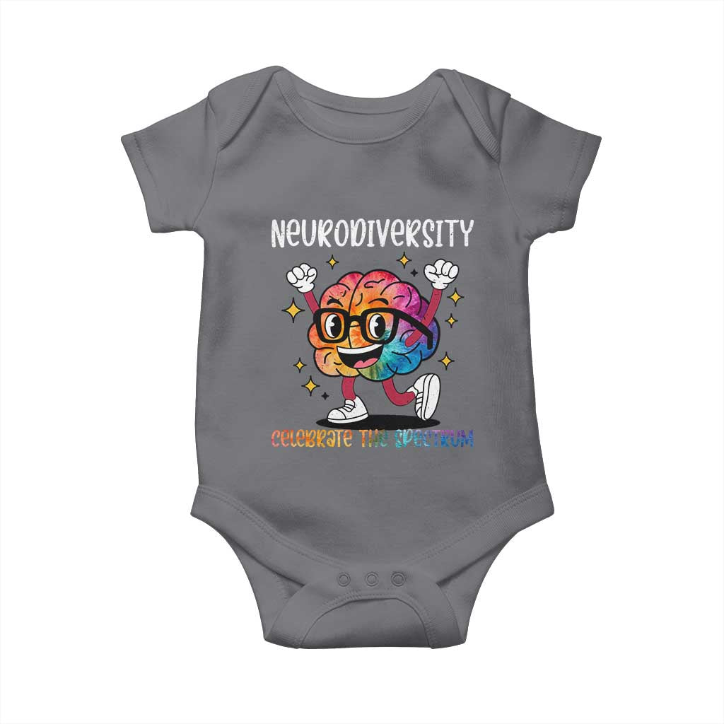Neurodiversity Brain Baby Onesie Celebrate The Spectrum Autism Acceptance ASD ADHD