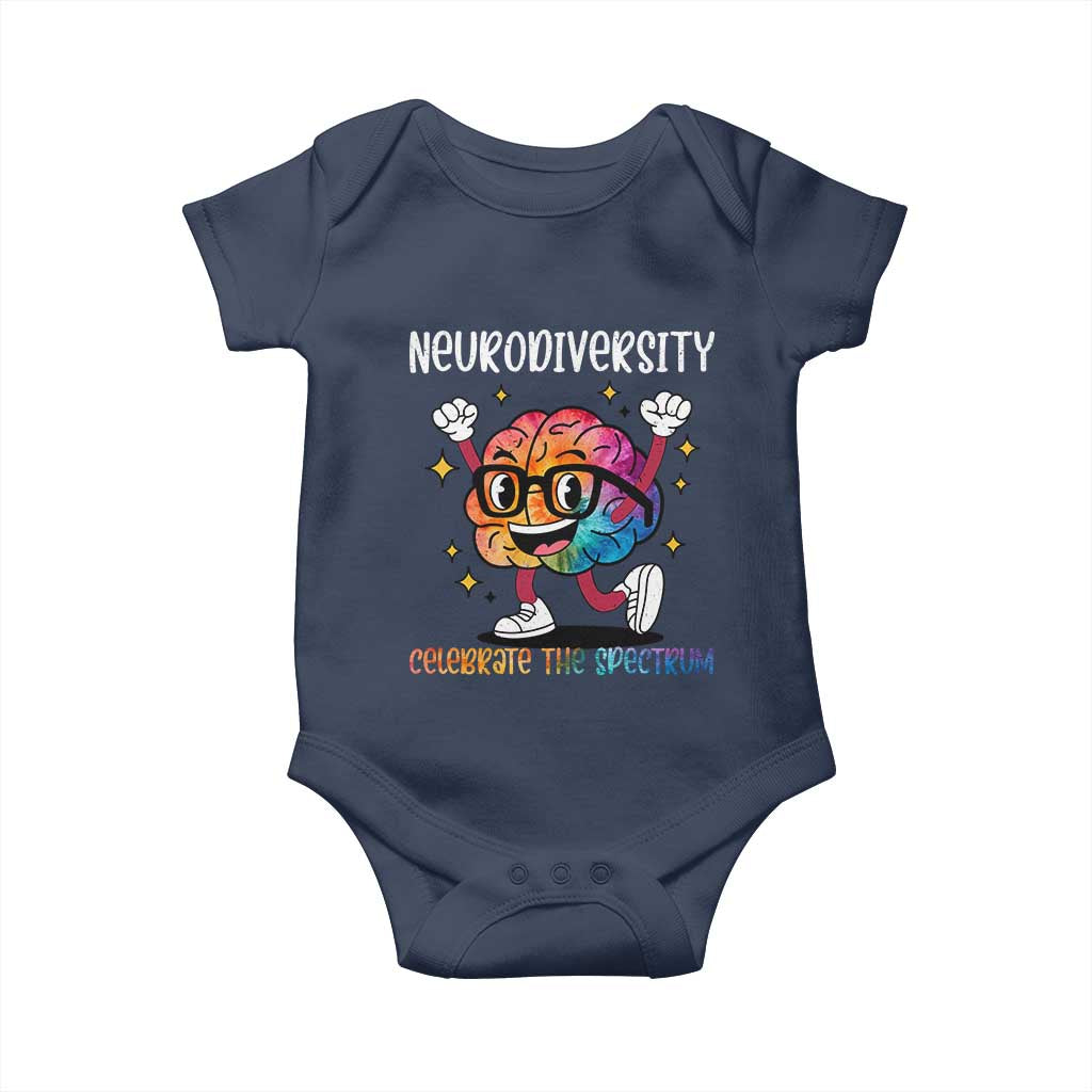 Neurodiversity Brain Baby Onesie Celebrate The Spectrum Autism Acceptance ASD ADHD