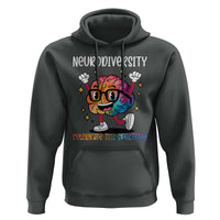 Neurodiversity Brain Hoodie Celebrate The Spectrum Autism Acceptance ASD ADHD