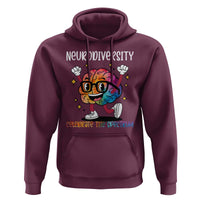 Neurodiversity Brain Hoodie Celebrate The Spectrum Autism Acceptance ASD ADHD
