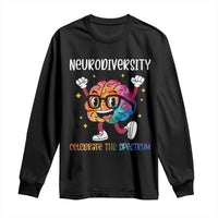 Neurodiversity Brain Long Sleeve Shirt Celebrate The Spectrum Autism Acceptance ASD ADHD