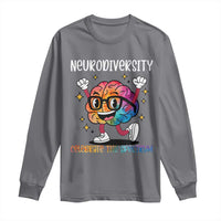 Neurodiversity Brain Long Sleeve Shirt Celebrate The Spectrum Autism Acceptance ASD ADHD