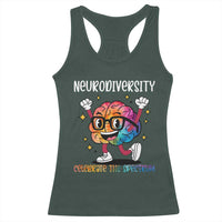 Neurodiversity Brain Racerback Tank Top Celebrate The Spectrum Autism Acceptance ASD ADHD