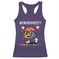 Neurodiversity Brain Racerback Tank Top Celebrate The Spectrum Autism Acceptance ASD ADHD
