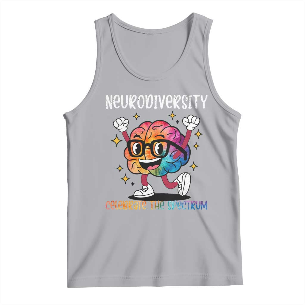 Neurodiversity Brain Tank Top Celebrate The Spectrum Autism Acceptance ASD ADHD