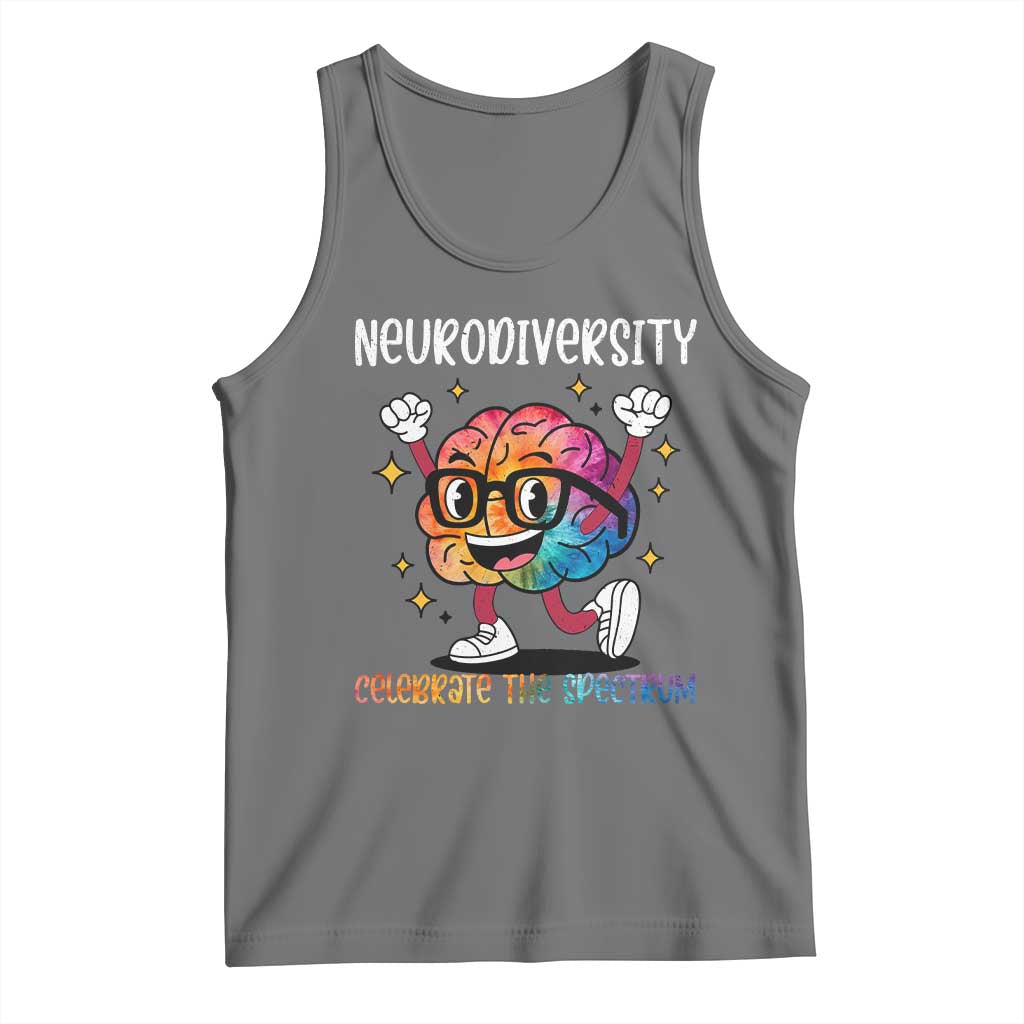 Neurodiversity Brain Tank Top Celebrate The Spectrum Autism Acceptance ASD ADHD