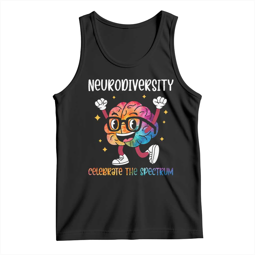 Neurodiversity Brain Tank Top Celebrate The Spectrum Autism Acceptance ASD ADHD