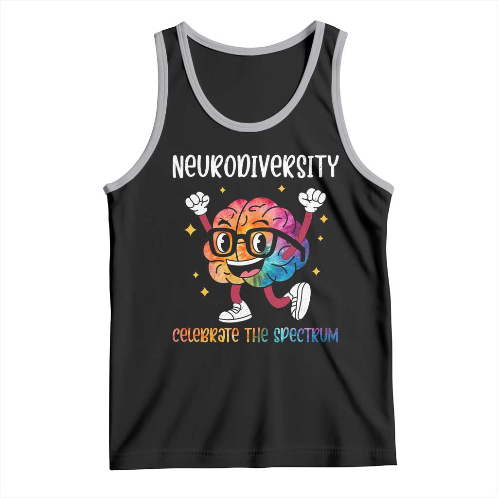 Neurodiversity Brain Tank Top Celebrate The Spectrum Autism Acceptance ASD ADHD
