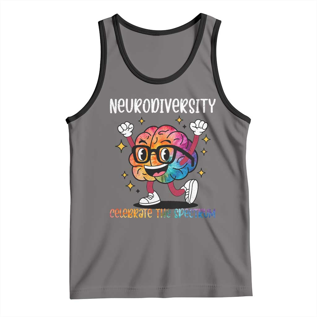 Neurodiversity Brain Tank Top Celebrate The Spectrum Autism Acceptance ASD ADHD