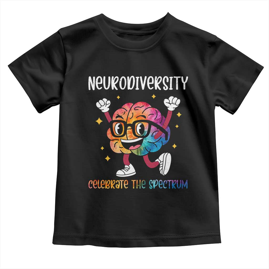 Neurodiversity Brain Toddler T Shirt Celebrate The Spectrum Autism Acceptance ASD ADHD
