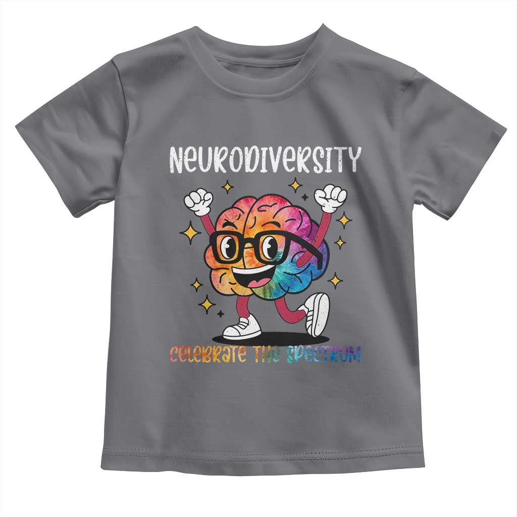 Neurodiversity Brain Toddler T Shirt Celebrate The Spectrum Autism Acceptance ASD ADHD