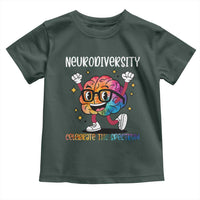 Neurodiversity Brain Toddler T Shirt Celebrate The Spectrum Autism Acceptance ASD ADHD