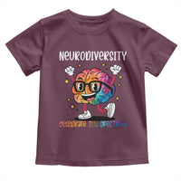 Neurodiversity Brain Toddler T Shirt Celebrate The Spectrum Autism Acceptance ASD ADHD