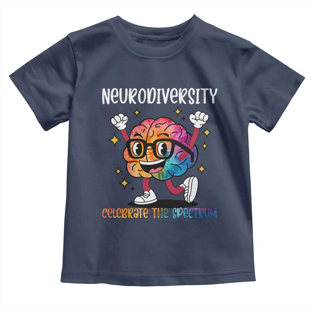Neurodiversity Brain Toddler T Shirt Celebrate The Spectrum Autism Acceptance ASD ADHD