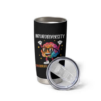 Neurodiversity Brain Tumbler Cup Celebrate The Spectrum Autism Acceptance ASD ADHD