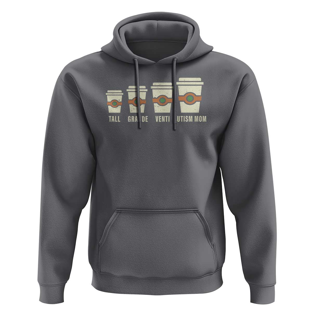 Funny Autism Mom Hoodie Coffee Support Autistic