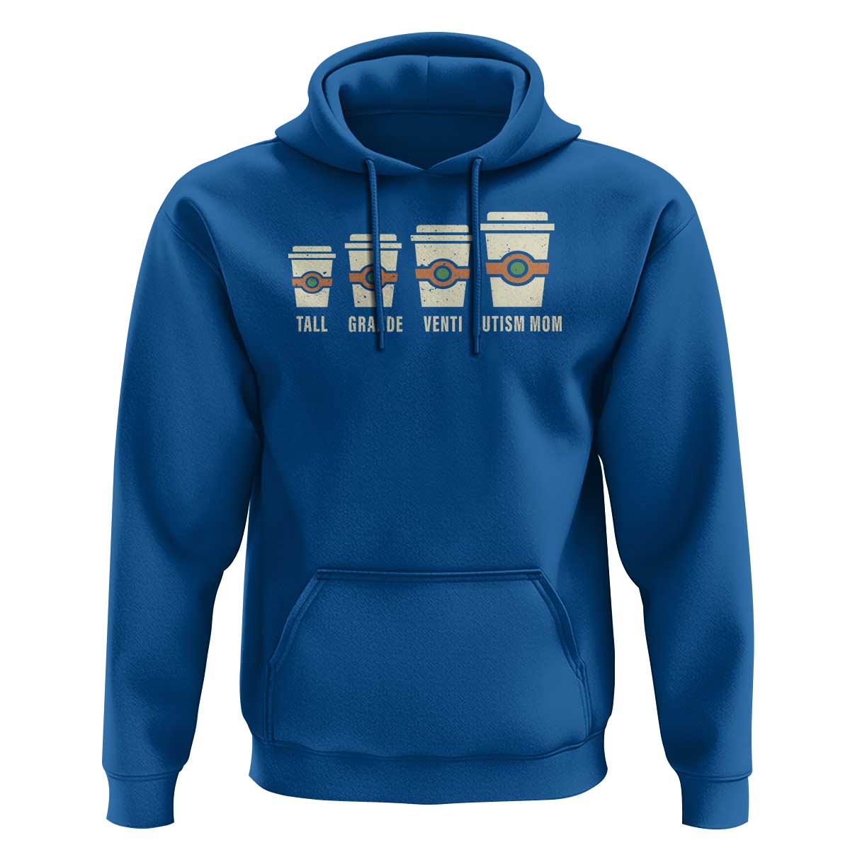 Funny Autism Mom Hoodie Coffee Support Autistic