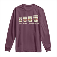 Funny Autism Mom Long Sleeve Shirt Coffee Support Autistic