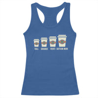 Funny Autism Mom Racerback Tank Top Coffee Support Autistic
