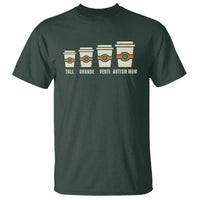 Funny Autism Mom T Shirt Coffee Support Autistic