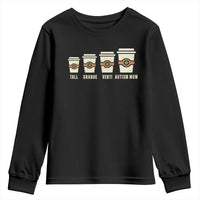 Funny Autism Mom Youth Sweatshirt Coffee Support Autistic