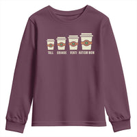 Funny Autism Mom Youth Sweatshirt Coffee Support Autistic