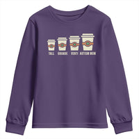 Funny Autism Mom Youth Sweatshirt Coffee Support Autistic