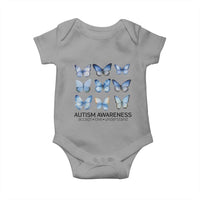 Autism Awareness Blue Butterflies Baby Onesie Accept Love Understand