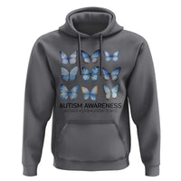 Autism Awareness Blue Butterflies Hoodie Accept Love Understand