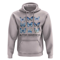 Autism Awareness Blue Butterflies Hoodie Accept Love Understand