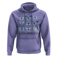 Autism Awareness Blue Butterflies Hoodie Accept Love Understand